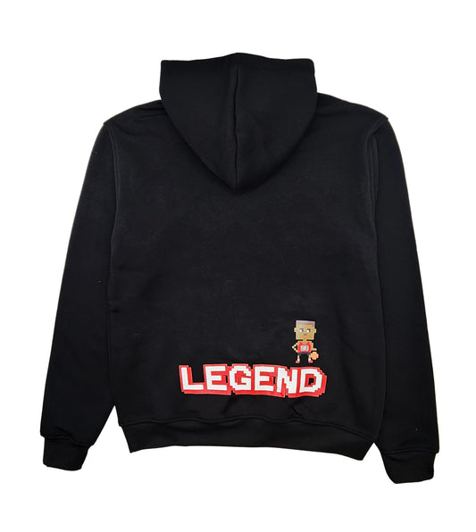 SWITCH REMARKABLE MEN'S LEGEND FLEECE HOODIE W/ PATCHES (BLACK)