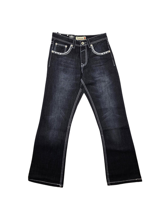 MEN'S WAIST SIZE 30 JEANS/PANTS UPTO 70% OFF (FINAL SALE CLEARANCE) 30X30 BOOT CUT BLACK