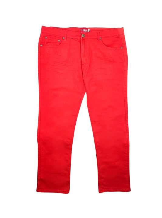 MEN'S WAIST SIZE 38 JEANS/PANTS UPTO 70% OFF (FINAL SALE CLEARANCE) 38X32 SKINNY FIT FIRE RED