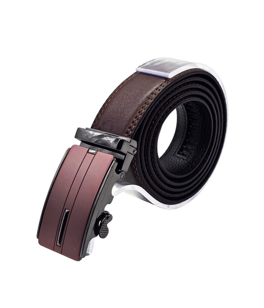 MEN'S ADJUSTABLE DESIGNER BELT (BROWN M-63)