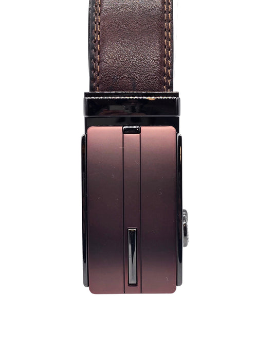 MEN'S ADJUSTABLE DESIGNER BELT (BROWN M-63)