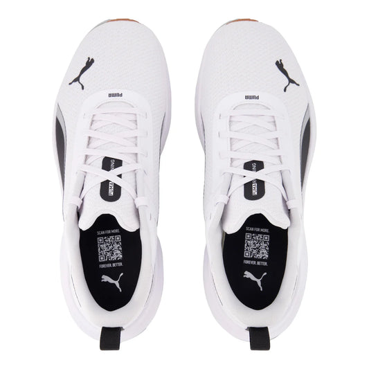 PUMA MEN'S ROCKET FUEL RUNNER SHOES (WHITE)