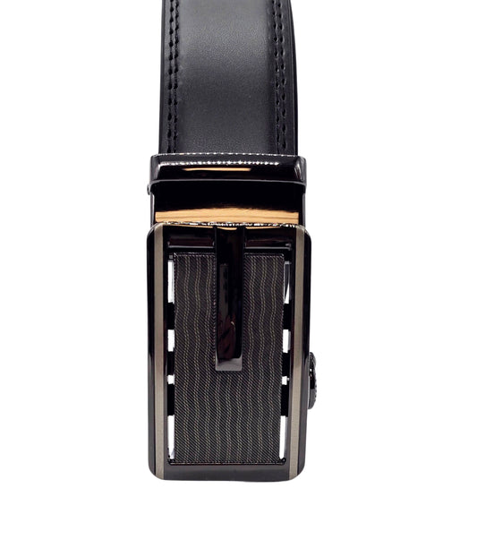 MEN'S ADJUSTABLE DESIGNER BELT (BLACK M-66)
