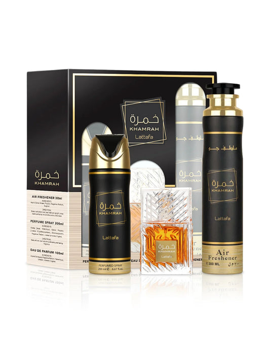 LATTAFA KHAMRAH UNISEX COLOGNE GIFT SET