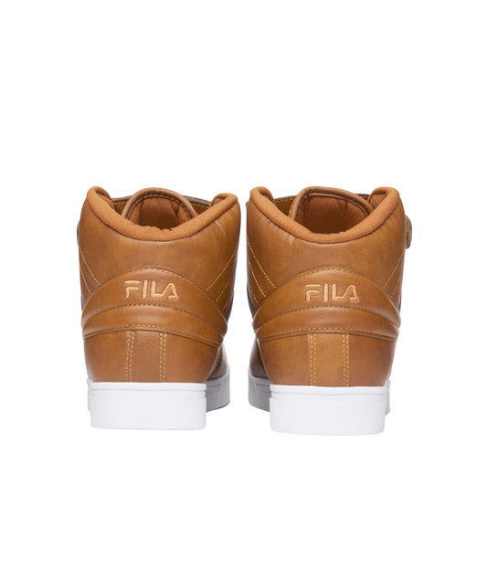 FILA MEN'S VULC 13 DISTRESS HIGH TOP SHOE (BROWN)