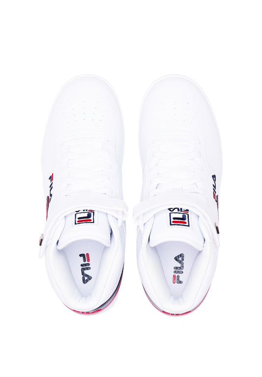 FILA WOMEN'S VULC 13 HIGH TOP SHOES (WHITE)
