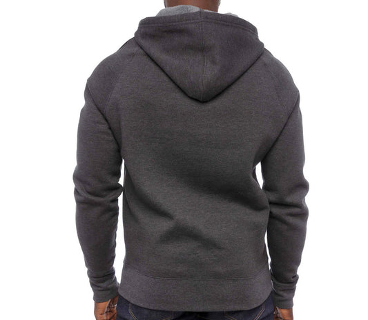 CHAMPION MEN'S FULL ZIP UP HOODIE (DARK GREY)
