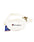 CHAMPION THE SHUFFLE FANCY WAIST PACK CREAM BLUE