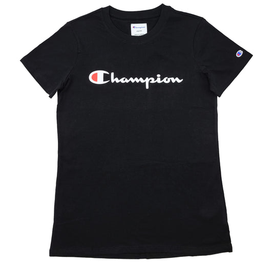 CHAMPION SCRIPT LOGO WOMEN TEE
