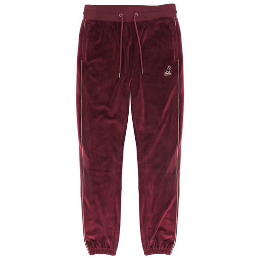KANGOL 2PC VELOUR TRACKSETS (MAROON )