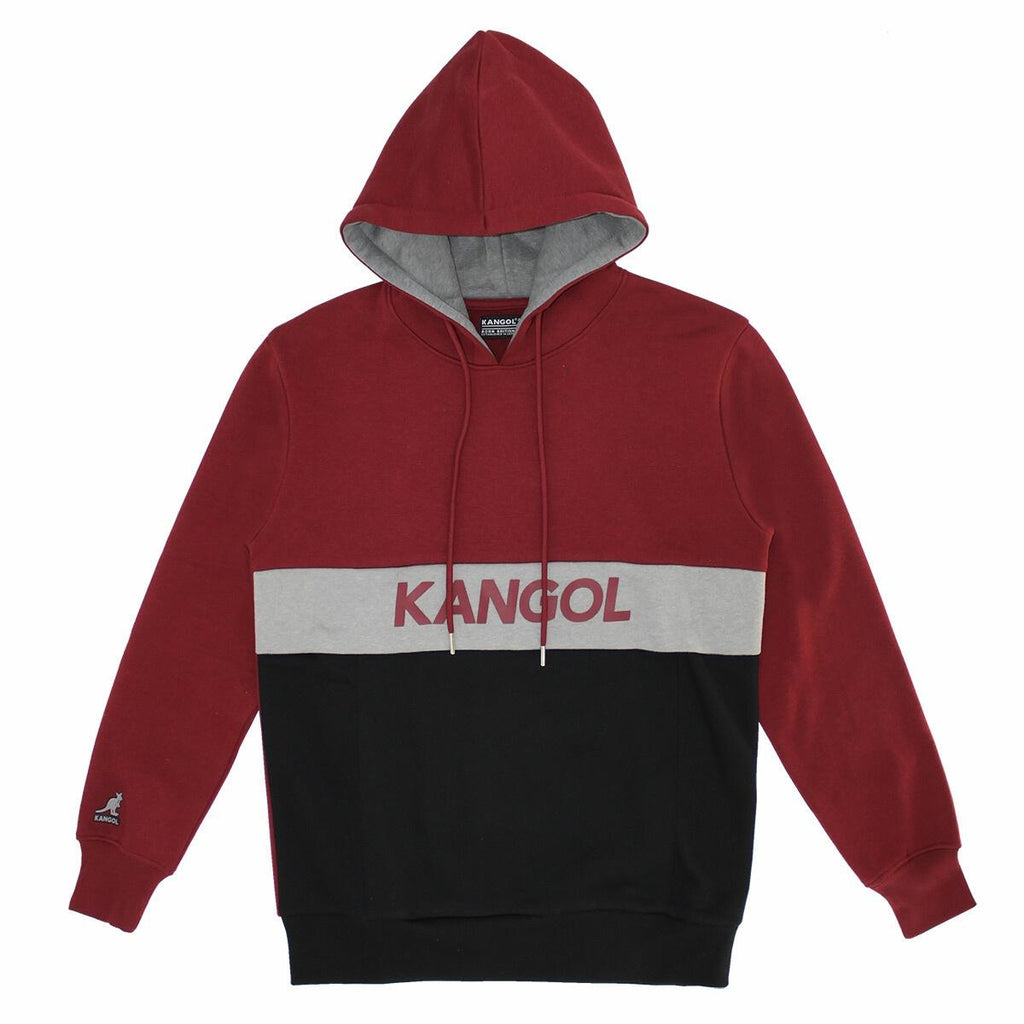 KANGOL MEN'S TWO TONE FLEECE HOODIE