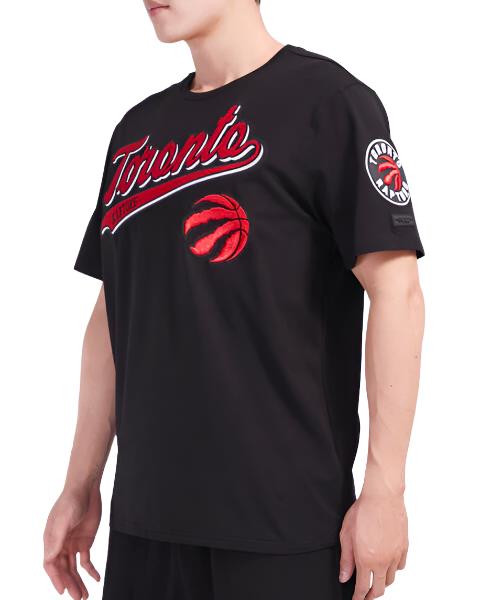 PRO STANDARD NBA TORONTO RAPTORS CLASSIC MEN'S BLACK/RED T-SHIRT