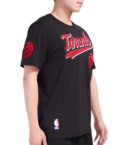 PRO STANDARD NBA TORONTO RAPTORS CLASSIC MEN'S BLACK/RED T-SHIRT