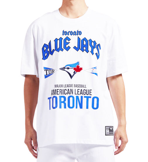 PRO STANDARD MLB TORONTO BLUE JAYS AMERICAN TOUR MEN'S WHITE T-SHIRT