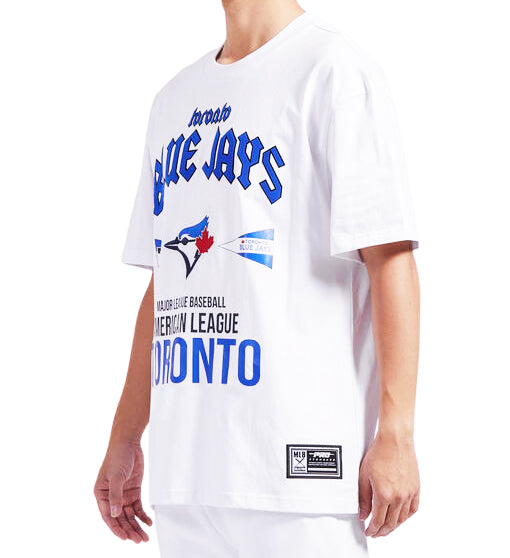 PRO STANDARD MLB TORONTO BLUE JAYS AMERICAN TOUR MEN'S WHITE T-SHIRT