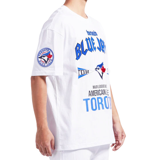 PRO STANDARD MLB TORONTO BLUE JAYS AMERICAN TOUR MEN'S WHITE T-SHIRT