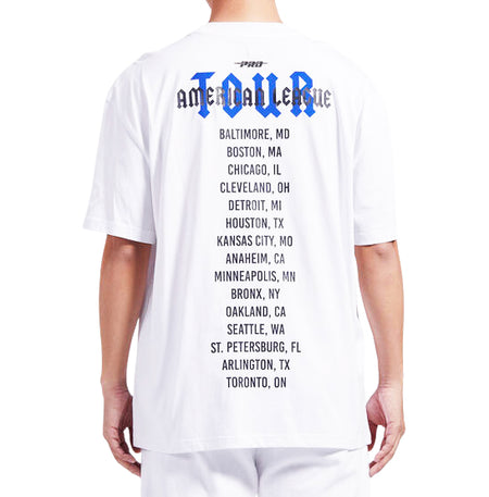 PRO STANDARD MLB TORONTO BLUE JAYS AMERICAN TOUR MEN'S WHITE T-SHIRT