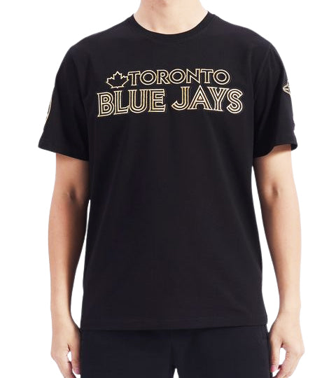 PRO STANDARD MLB TORONTO BLUE JAYS BLACK/GOLD MEN'S T-SHIRT