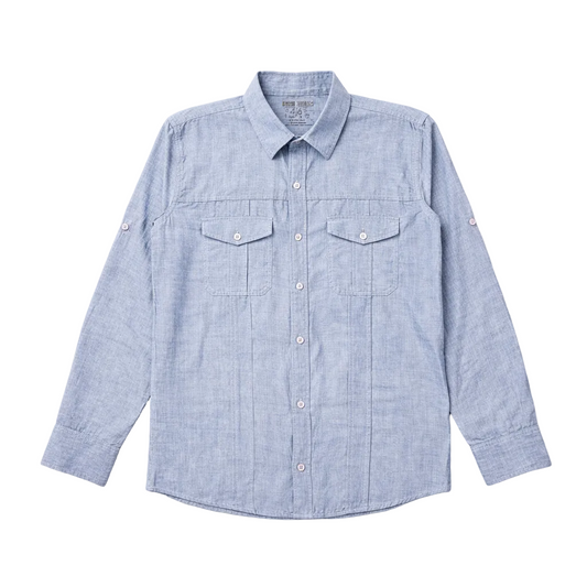 CITY OF DREAMS DENIM LONG SLEEVES SHIRT