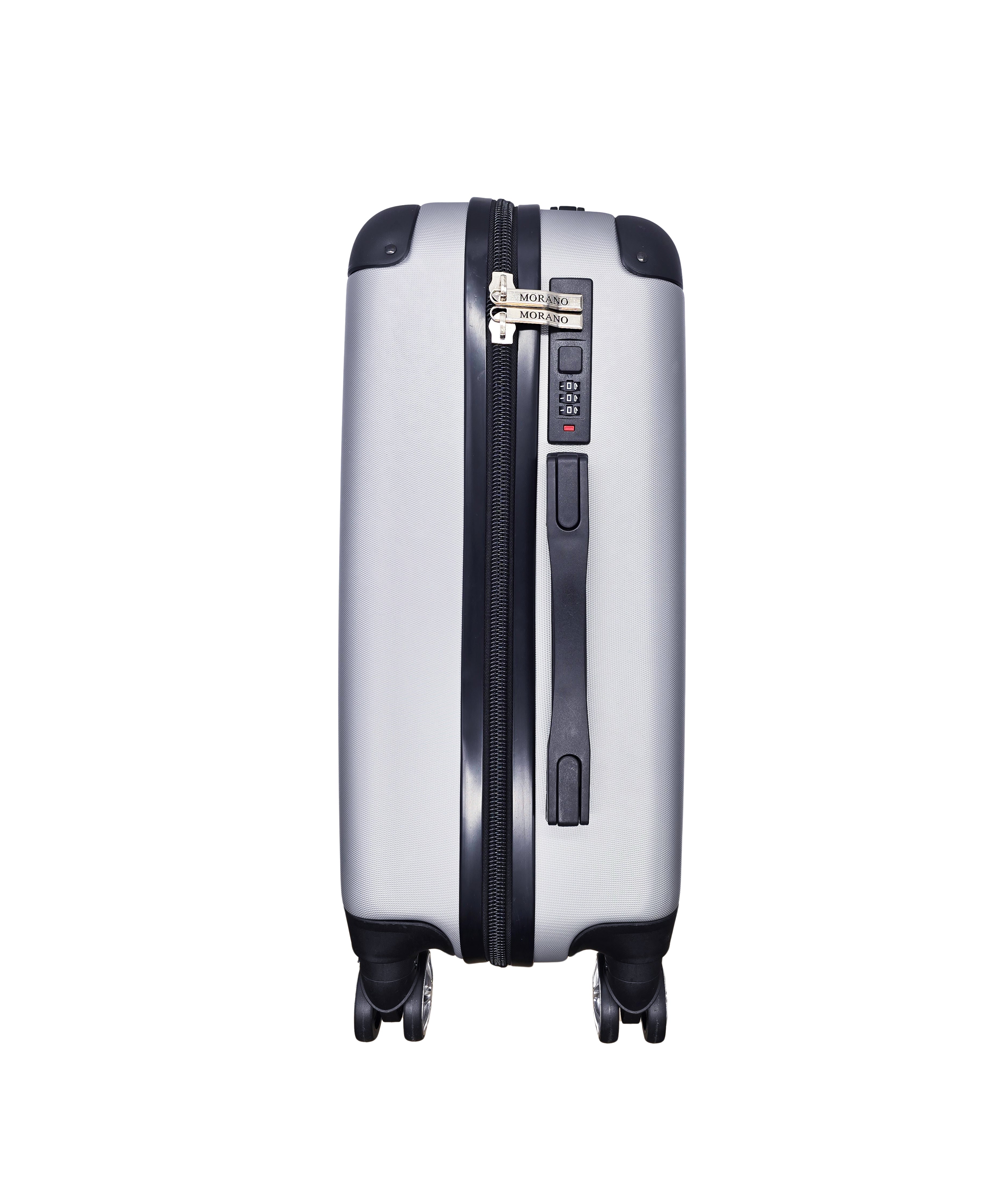 MORANO HARD COVER LIGHT WEIGHT LUGGAGES (SILVER GREY)