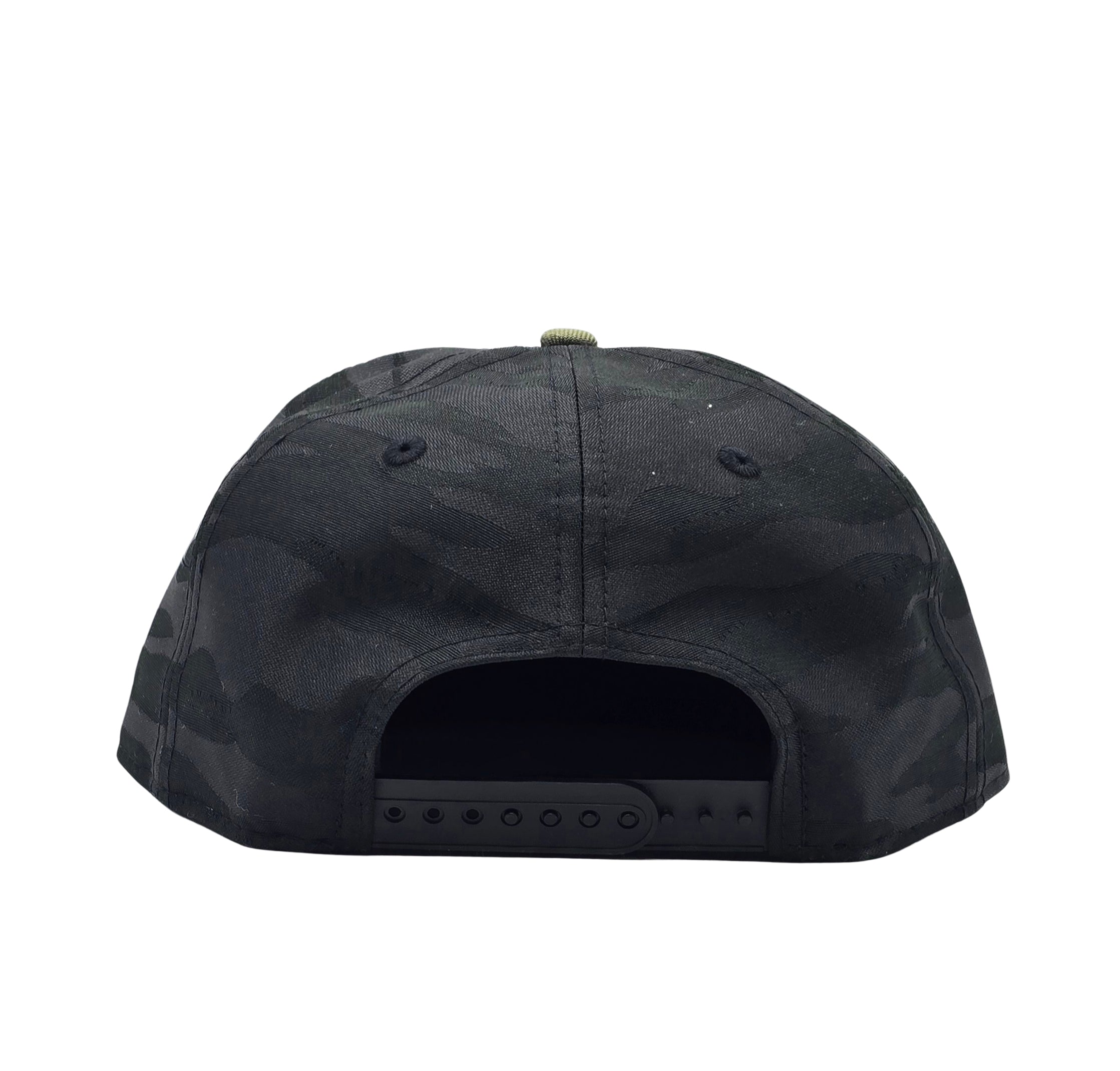 NEW ERA 9FIFTY TORONTO BLUE JAYS BLACK CAMO/OLIVE SNAPBACK HAT