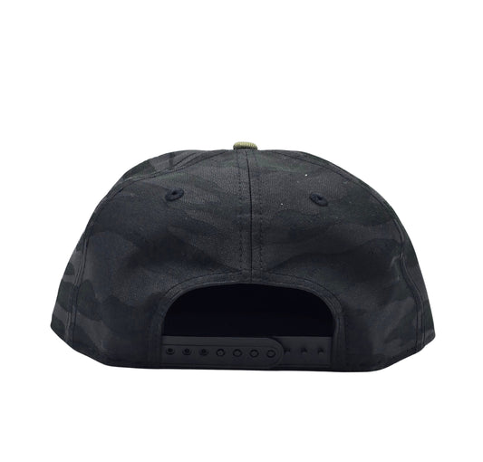 NEW ERA 9FIFTY TORONTO BLUE JAYS BLACK CAMO/OLIVE SNAPBACK HAT