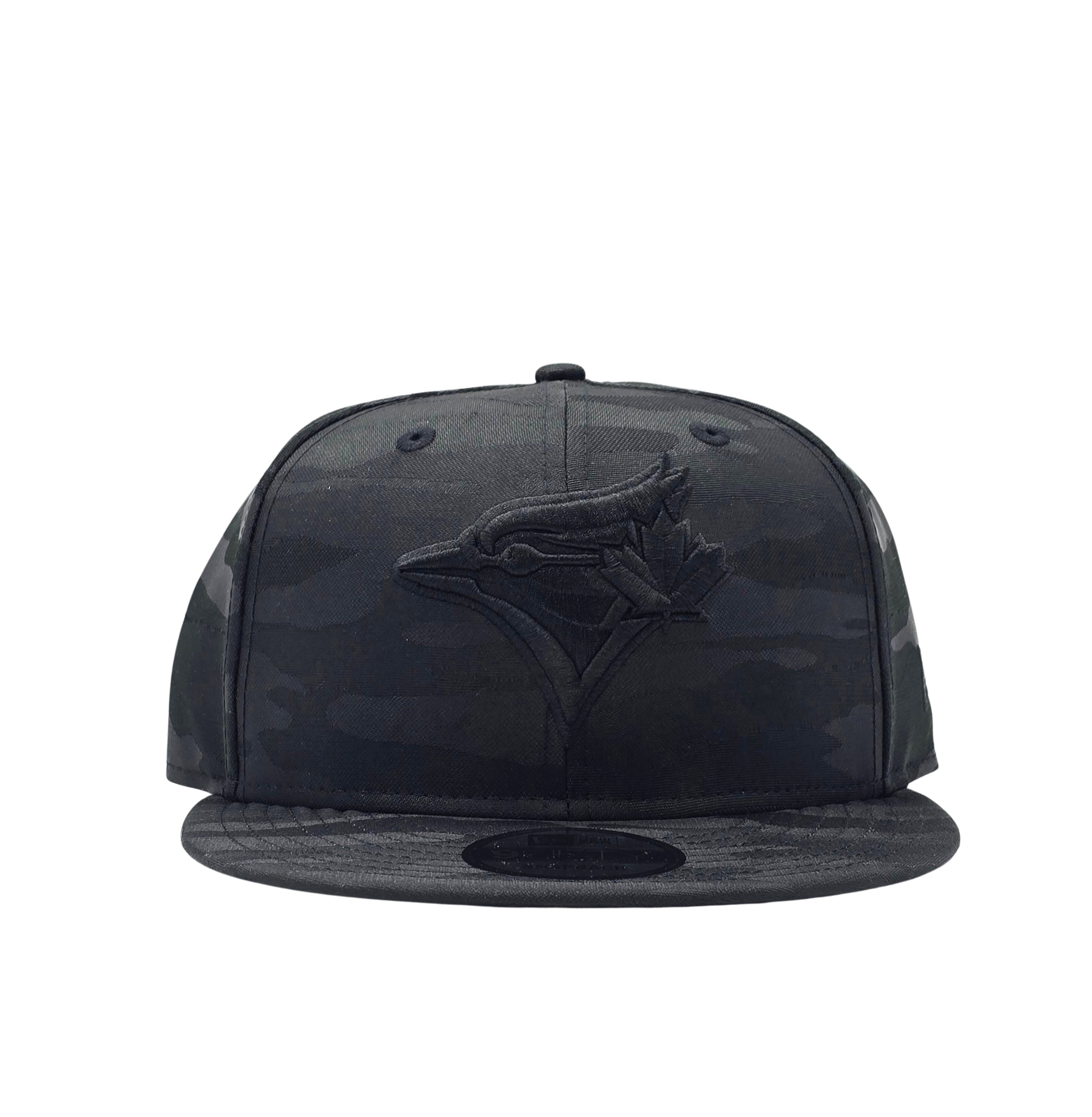 MEN'S TORONTO BLUE JAYS 950 ALL BLACK CAMO SNAPBACK HAT