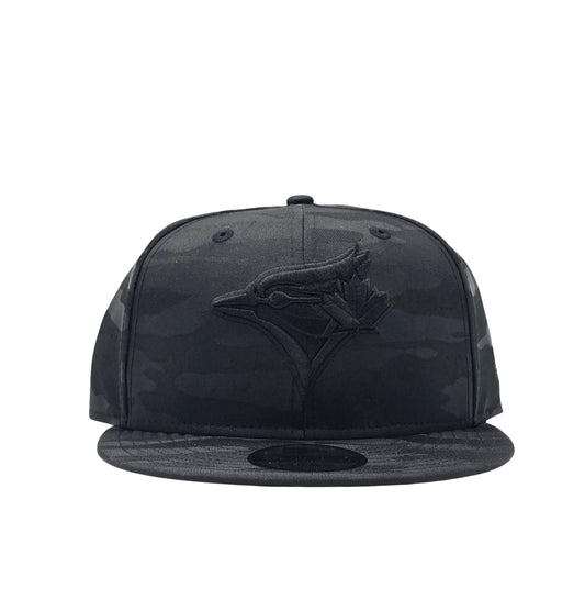 MEN'S TORONTO BLUE JAYS 950 ALL BLACK CAMO SNAPBACK HAT