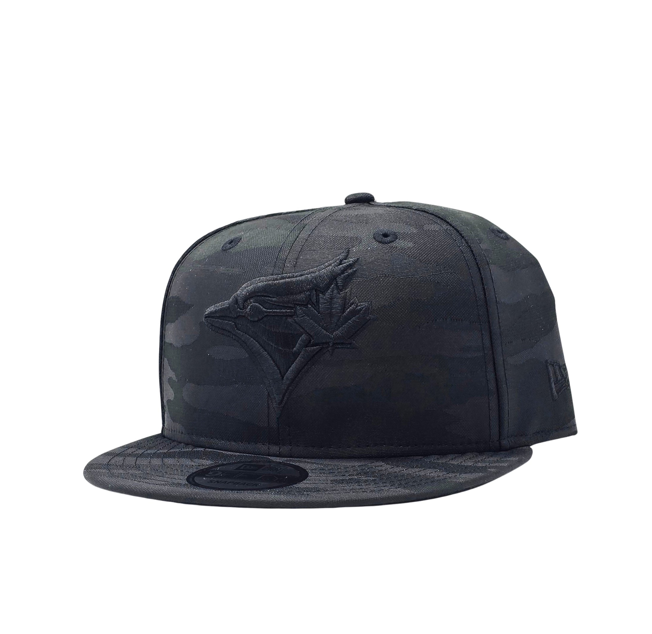 MEN'S TORONTO BLUE JAYS 950 ALL BLACK CAMO SNAPBACK HAT