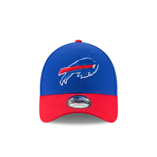 MEN'S NEW ERA NFL THE LEAGUE ROYAL BLUE & RED BUFFALO BILLS 9FORTY VELCRO ADJUSTABLE CAP