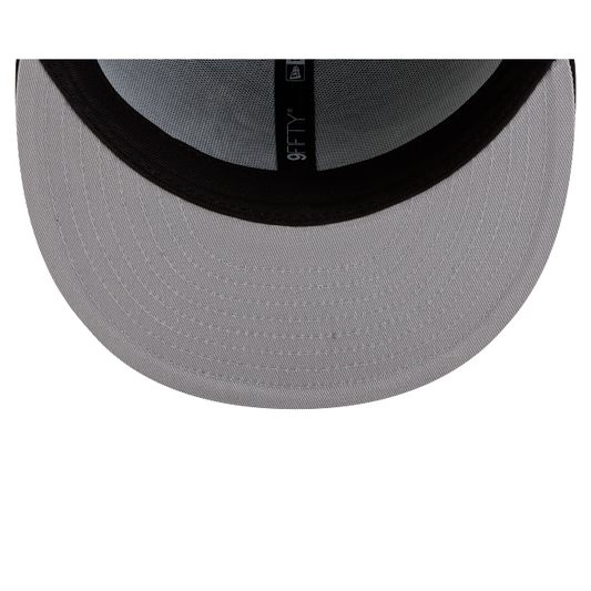 MEN'S NEW ERA MLB 9FIFTY TORONTO BLUE JAYS BLACK & WHITE SNAPBACK HAT