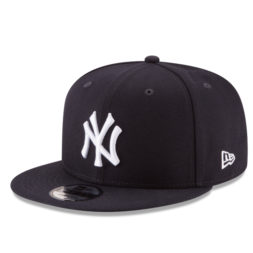 MEN'S NEW ERA MLB 9FIFTY NEW YORK YANKEES NAVY BLUE & WHITE SNAPBACK HAT