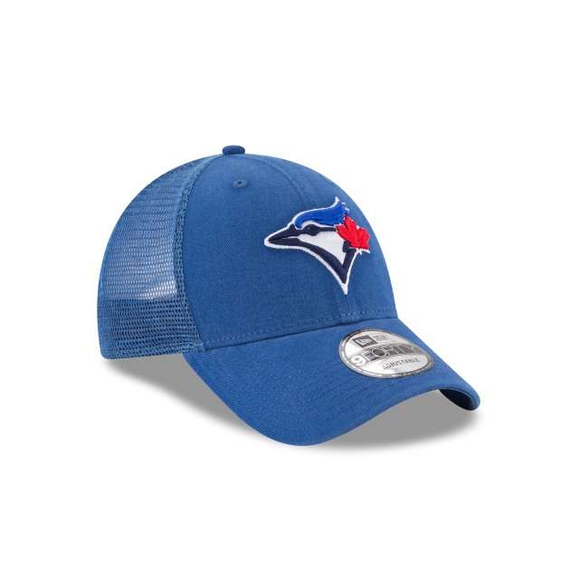MEN'S NEW ERA MLB 9FORTY TORONTO BLUE JAYS ROYAL BLUE SNAPBACK TRUCKER HAT
