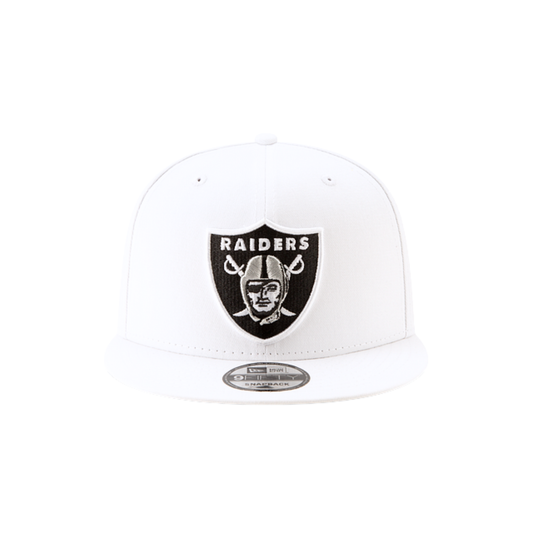 MEN'S NEW ERA NFL LAS VEGAS RAIDERS 9FIFTY WHITE SNAPBACK HAT
