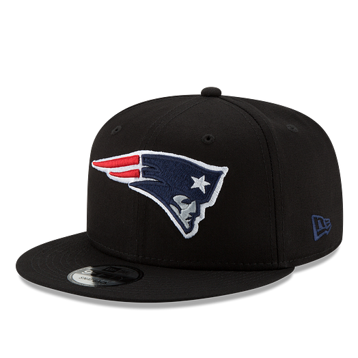 MEN'S NEW ERA NFL NEW ENGLAND PATRIOTS 9FIFTY BLACK SNAPBACK HAT