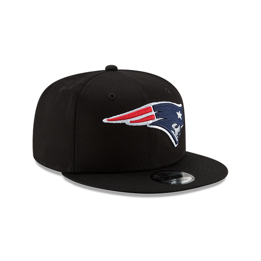 MEN'S NEW ERA NFL NEW ENGLAND PATRIOTS 9FIFTY BLACK SNAPBACK HAT