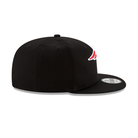 MEN'S NEW ERA NFL NEW ENGLAND PATRIOTS 9FIFTY BLACK SNAPBACK HAT