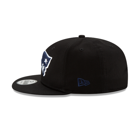 MEN'S NEW ERA NFL NEW ENGLAND PATRIOTS 9FIFTY BLACK SNAPBACK HAT