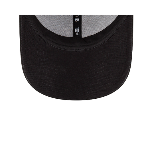 MEN'S NEW ERA MLB THE LEAGUE 9FORTY NEW YORK YANKEES BLACK & WHITE VELCRO ADJUSTABLE CAP