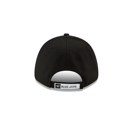 MEN'S NEW ERA MLB THE LEAGUE 9FORTY TORONTO BLUE JAYS BLACK & WHITE VELCRO ADJUSTABLE CAP