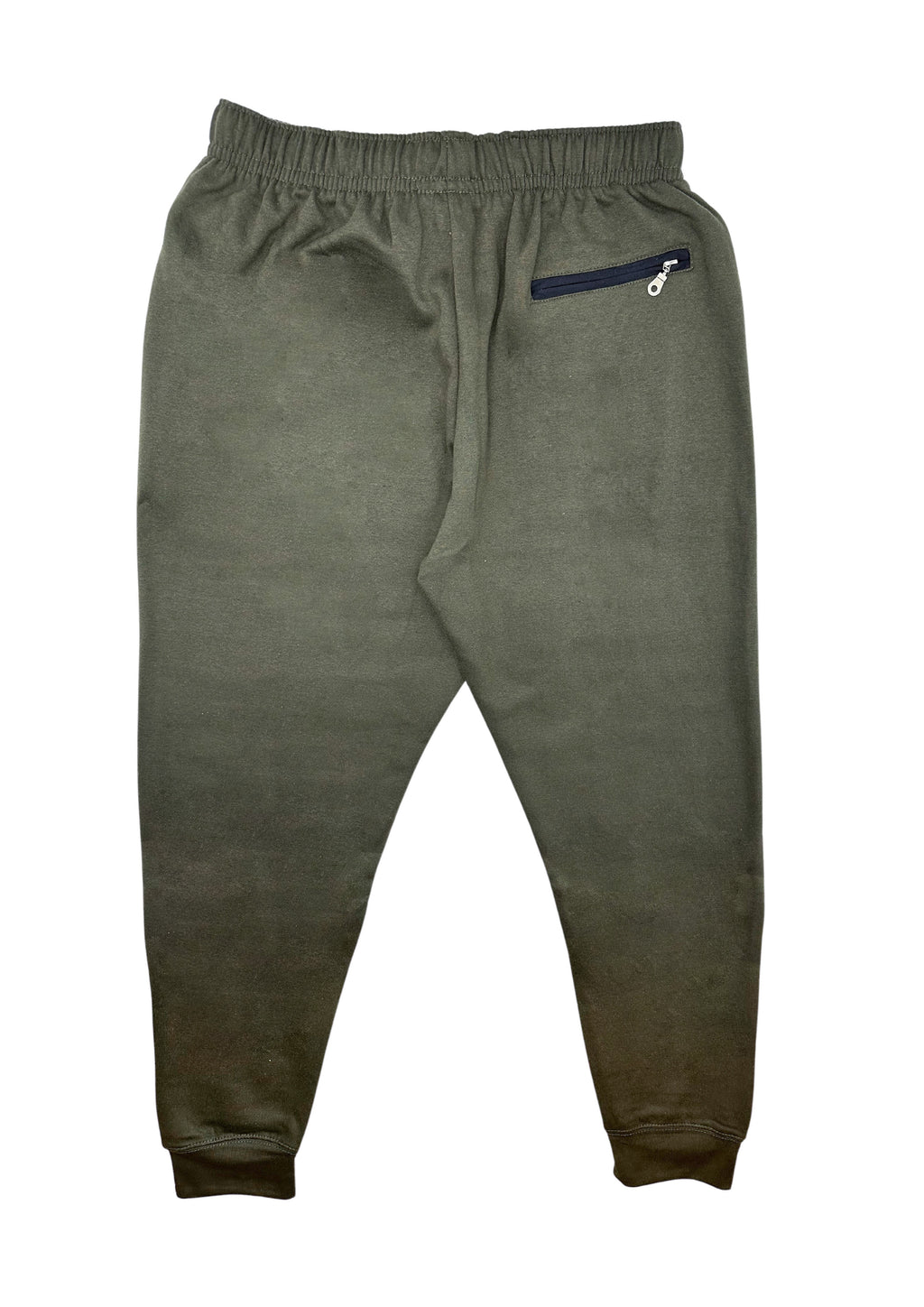 MEN'S FLEECE JOGGER WITH ZIPPER POCKETS (OLIVE)