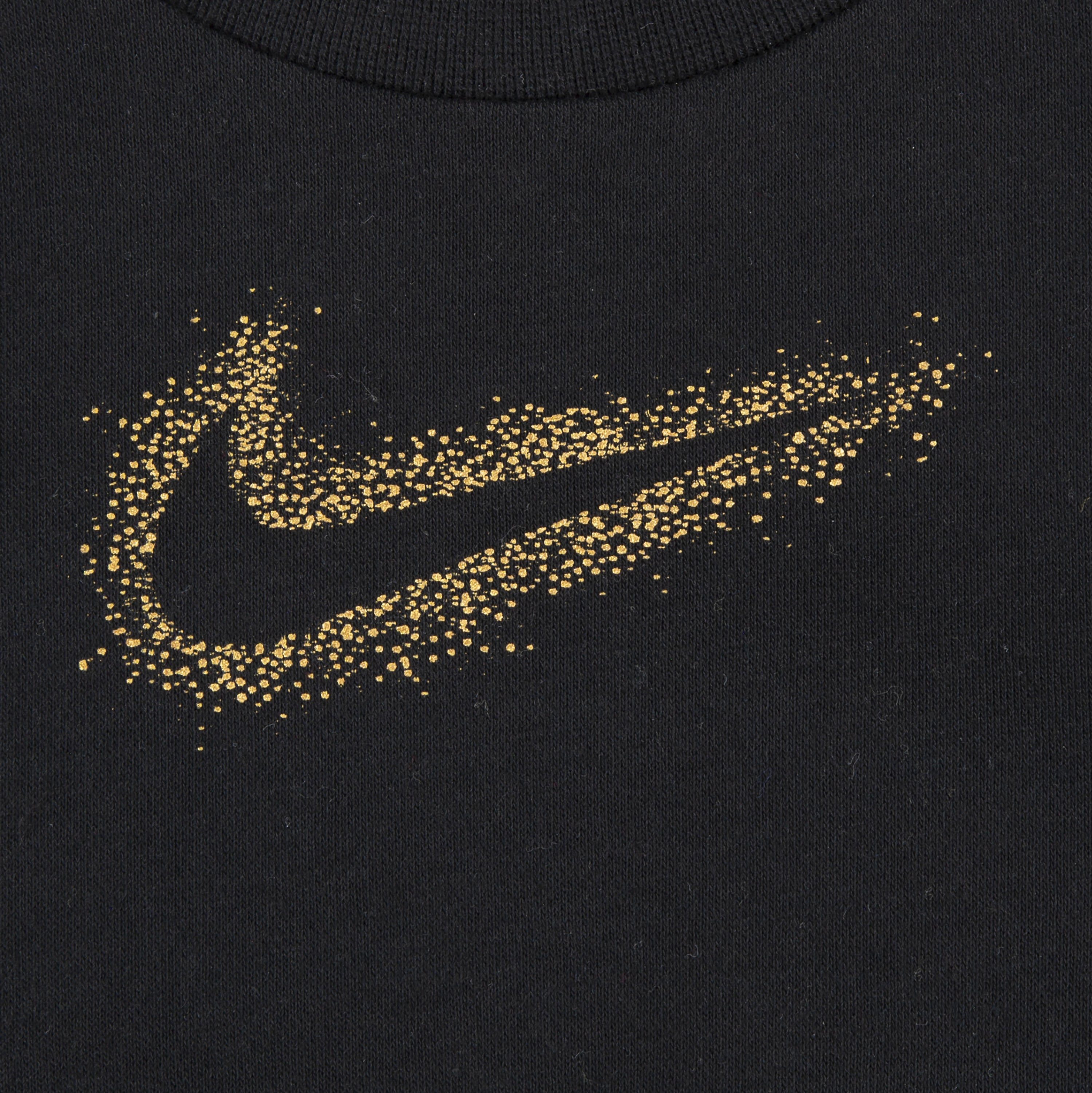 NIKE INFANT GIRLS CREWNECK AND TIGHTS SET (BLACK SIZE 12M-24M)
