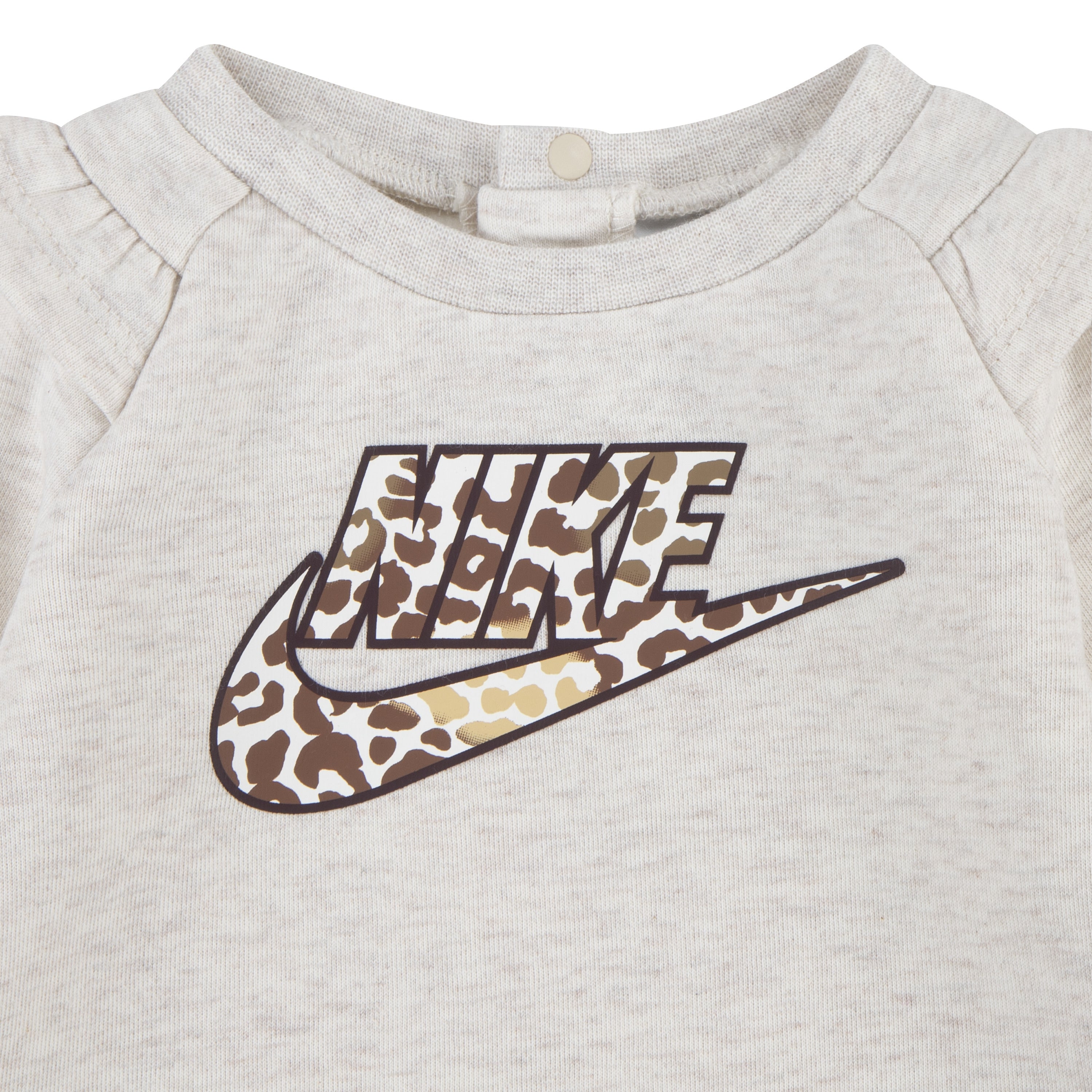 NIKE INFANT GIRLS HOODIE AND LEGGING SET (IVORY SIZES 12-24M)