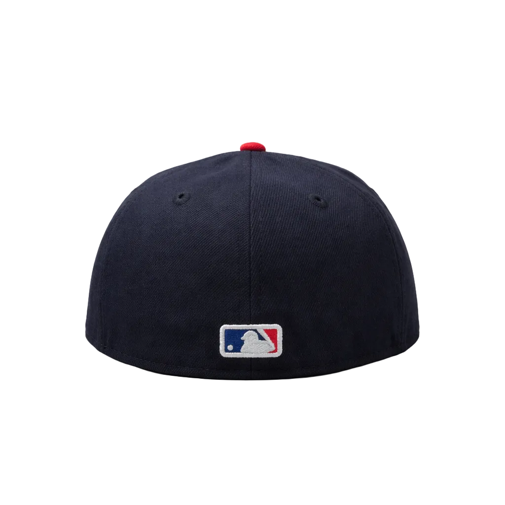 59FIFTY NEW ERA MLB TORONTO BLUE JAYS NAVY BLUE/RED FITTED HAT