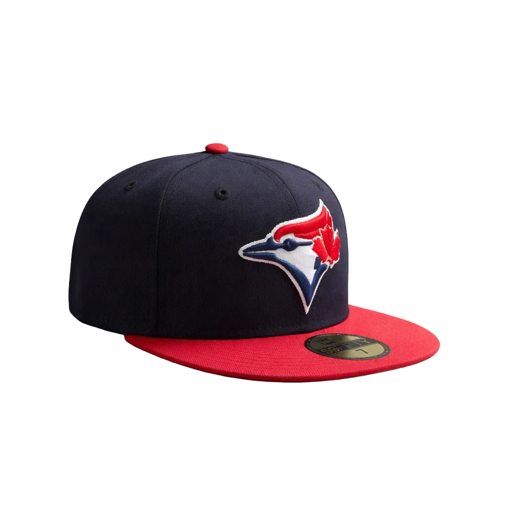 59FIFTY NEW ERA MLB TORONTO BLUE JAYS NAVY BLUE/RED FITTED HAT