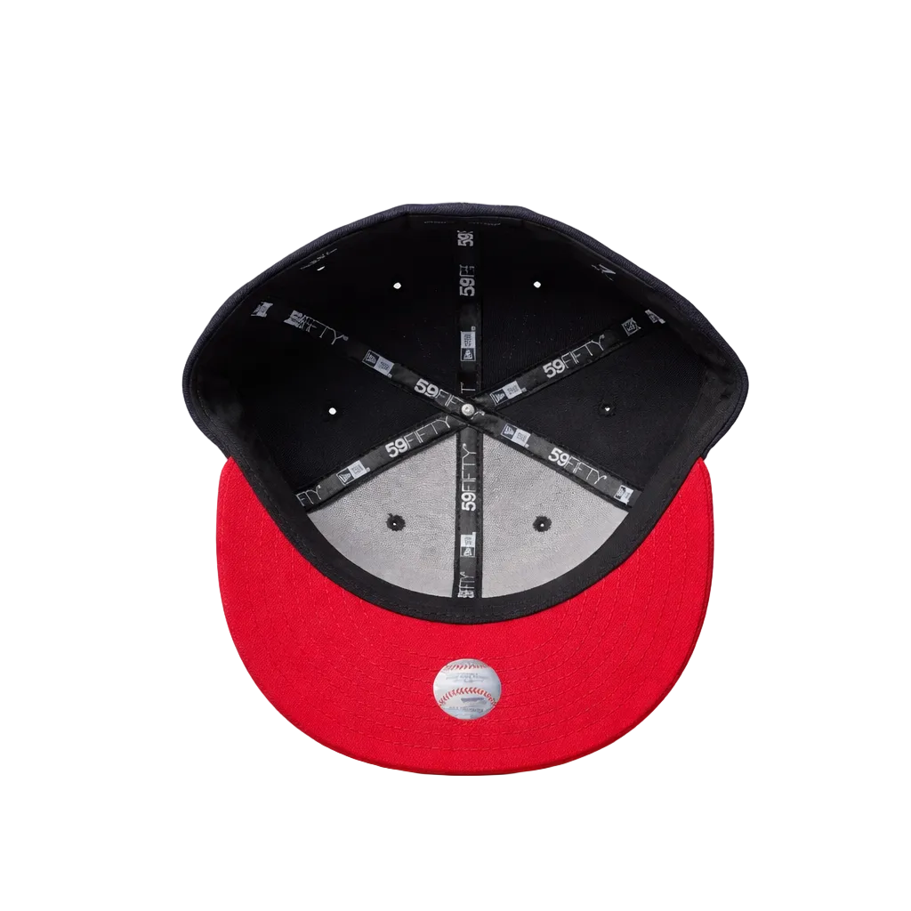59FIFTY NEW ERA MLB TORONTO BLUE JAYS NAVY BLUE/RED FITTED HAT