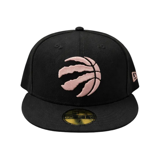 59FIFTY NEW ERA NBA TORONTO RAPTORS BLACK/PINK FITTED HAT