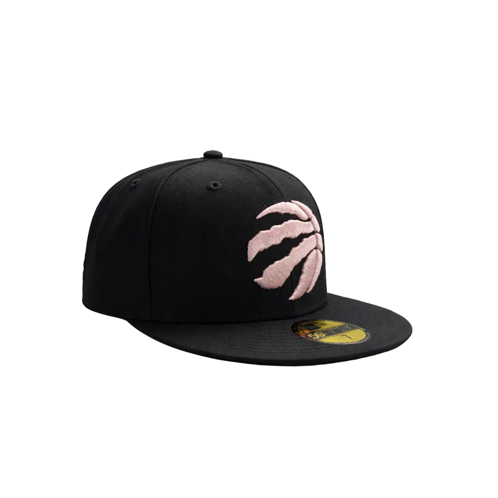 59FIFTY NEW ERA NBA TORONTO RAPTORS BLACK/PINK FITTED HAT