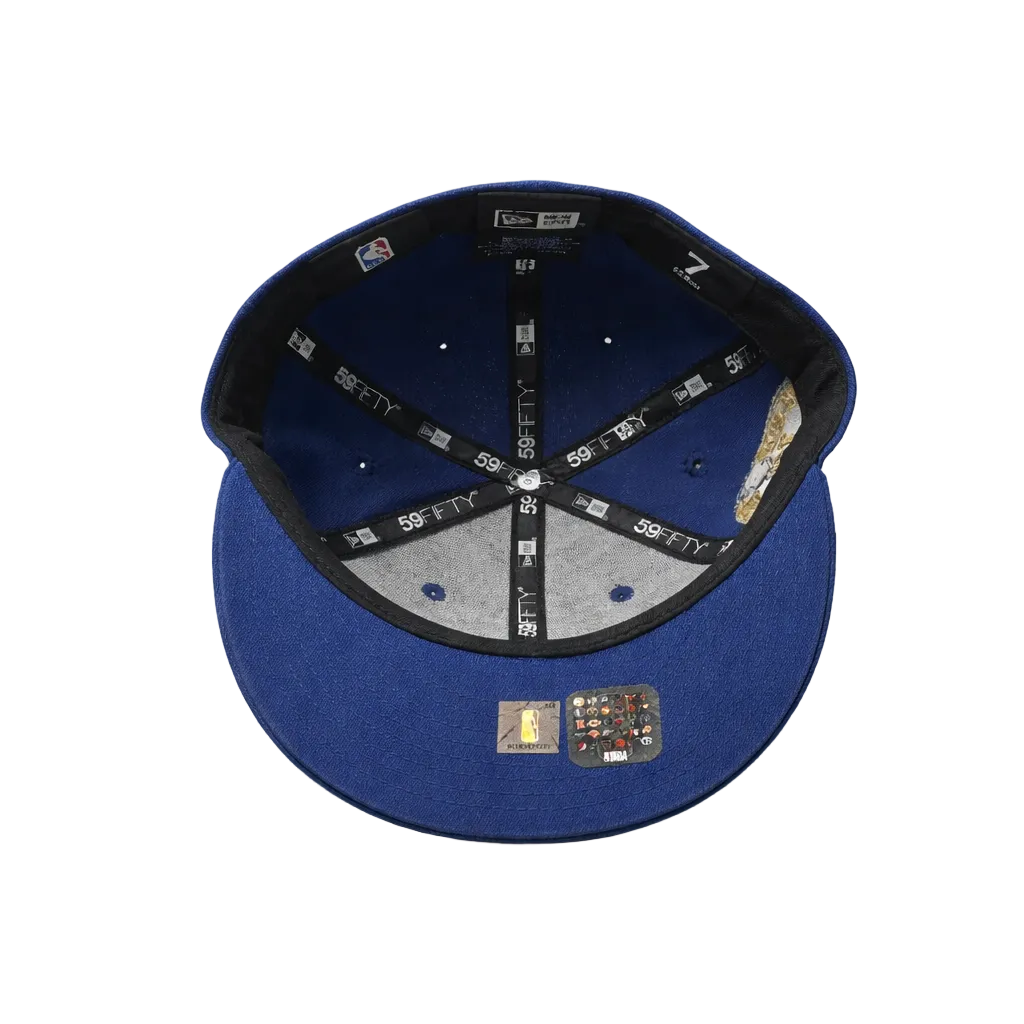 59FIFTY NEW ERA NBA TORONTO RAPTORS 1X CHAMPS ROYAL BLUE/GOLD FITTED HAT