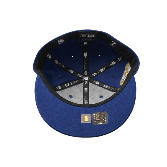 59FIFTY NEW ERA NBA TORONTO RAPTORS 1X CHAMPS ROYAL BLUE/GOLD FITTED HAT